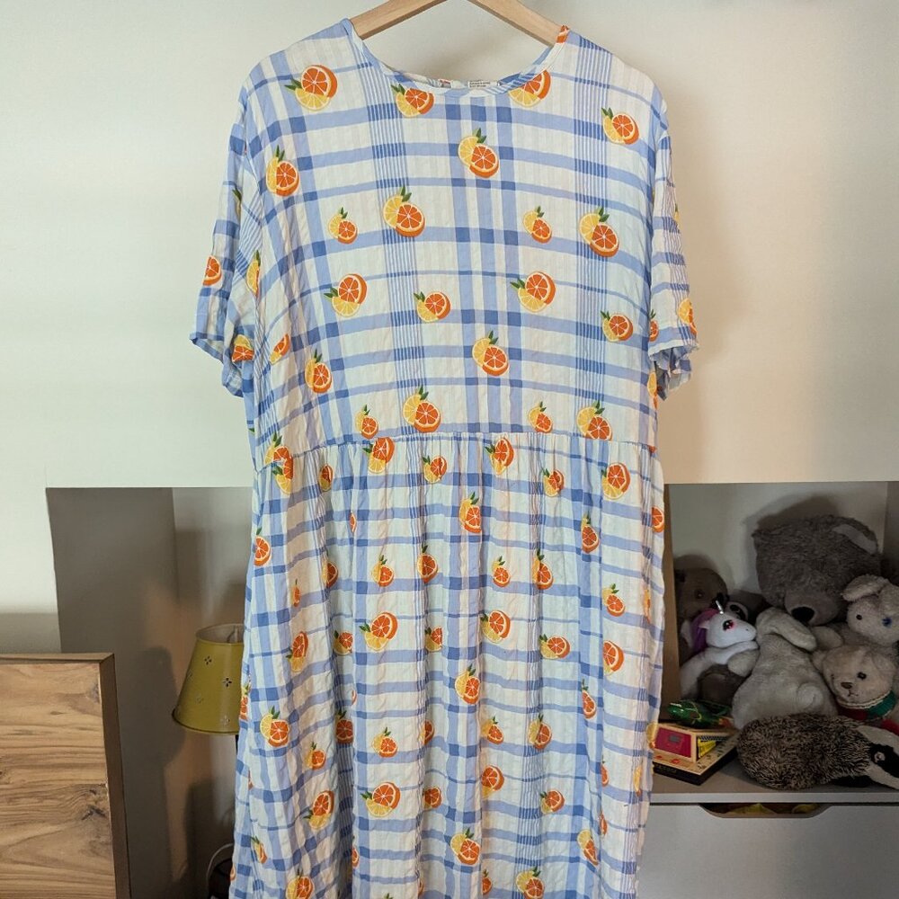 Lucy & Yak Mia Dress Oranges and Lemons